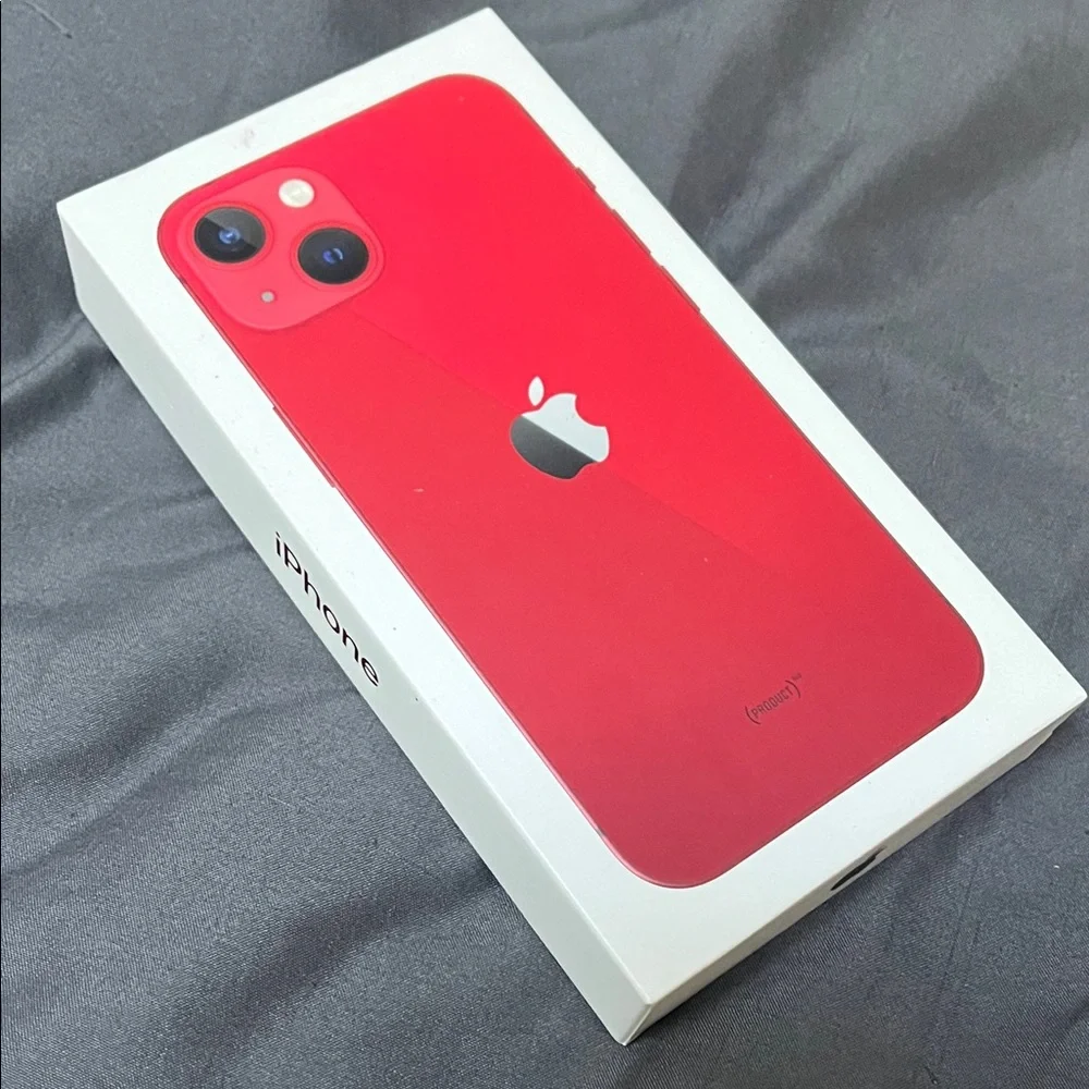 Apple iPhone (Red) with Dual Rear Cameras - BOX ONLY